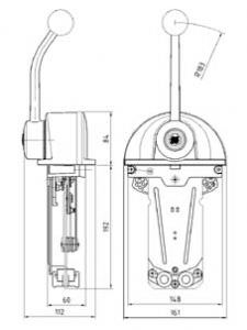 Low Top Mount Single Lever Control CP (click for enlarged image)